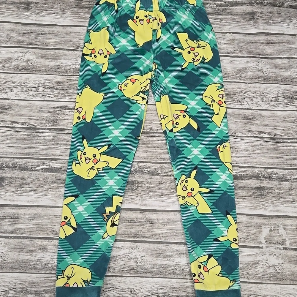 Pokemon Plaid Pikachu Pajamas - Picture 6 of 7